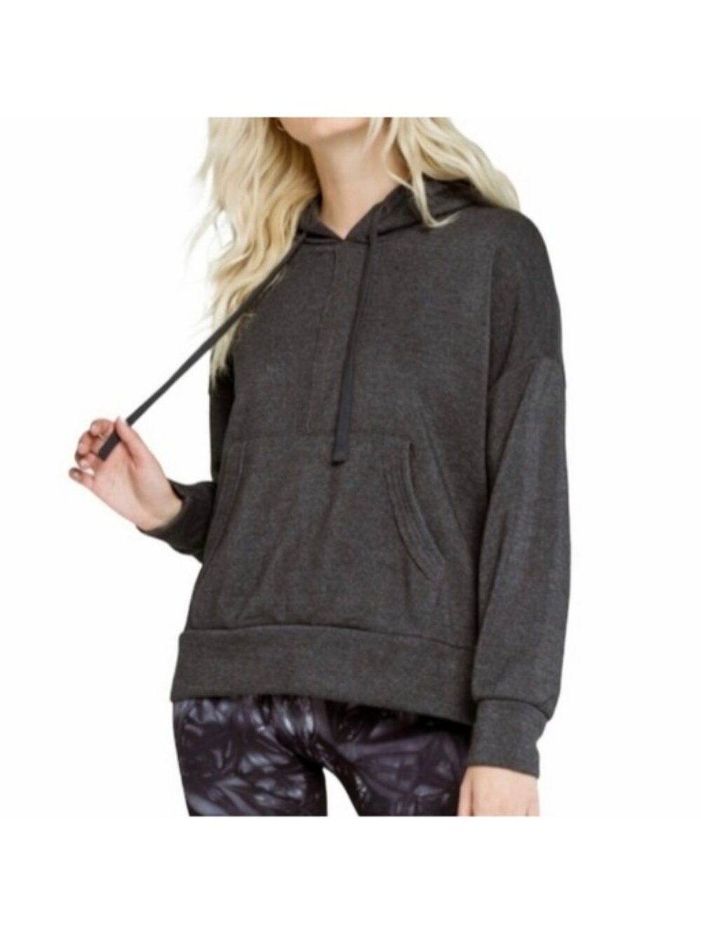 FP Movement Work It Out Hoodie Heather GREY